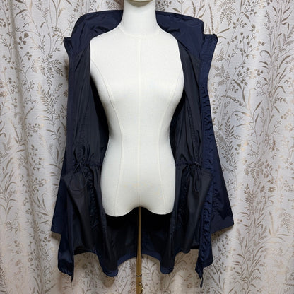32 Degrees Cool Hooded Anorak Windbreaker Womens L Navy Gorpcore Utility Outdoor
