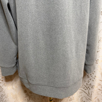 Hi-Tec Full Zip Fleece Jacket Women XXL Gray Cozy Performance Workout Athleisure
