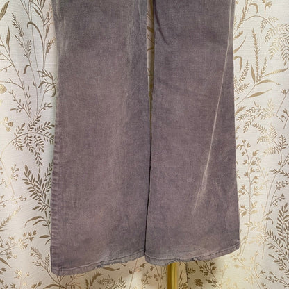 St Johns Bay Corduroy Pants 4PS Taupe Bootcut Stretch Whimsigoth Grunge Indie