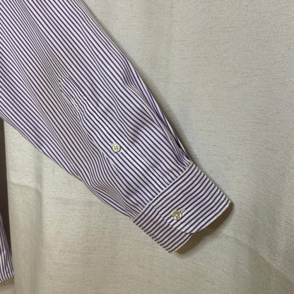 Jos A Bank Stripped Button Up Shirt Mens XL Academia Casual Geek Normcore Preppy