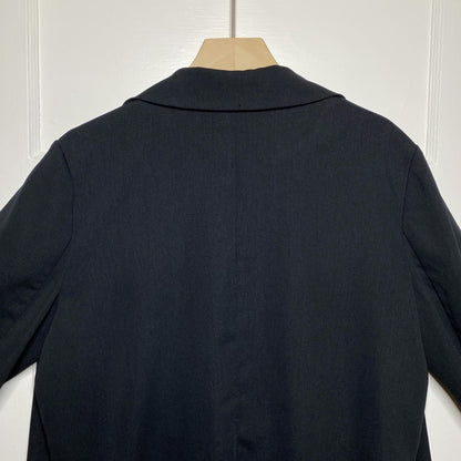 14th & Union Black Open Front Blazer Womens L Academia Professional Minimalist