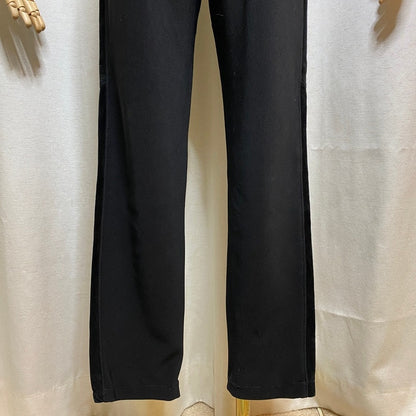 Element Suede Front Stretch Back Pants Size 5 Black Moto Grunge Steampunk Y2K