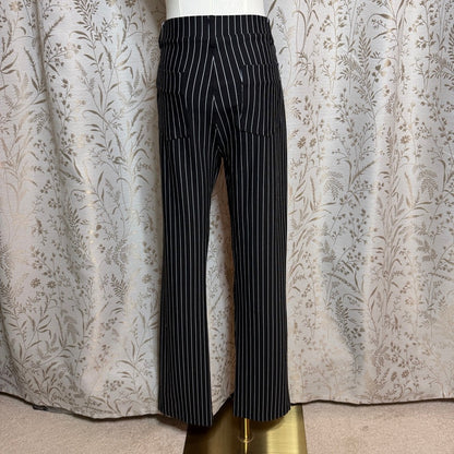 Yogipace Pinstripe Yoga Dress Pants Womens XL Black White Office Siren Corporate